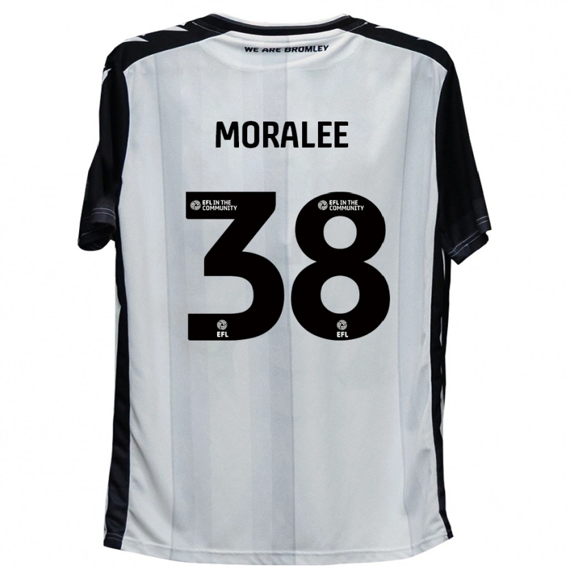 Danxen Kvinder Frankie Moralee #38 Hvid Sort Hjemmebane Spillertrøjer 2025/26 Trøje T-Shirt