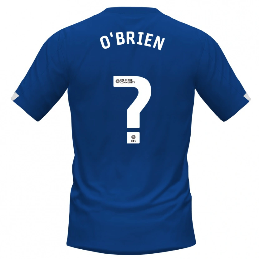 Danxen Kvinder Steph O'brien #0 Blå Hvid Hjemmebane Spillertrøjer 2025/26 Trøje T-Shirt