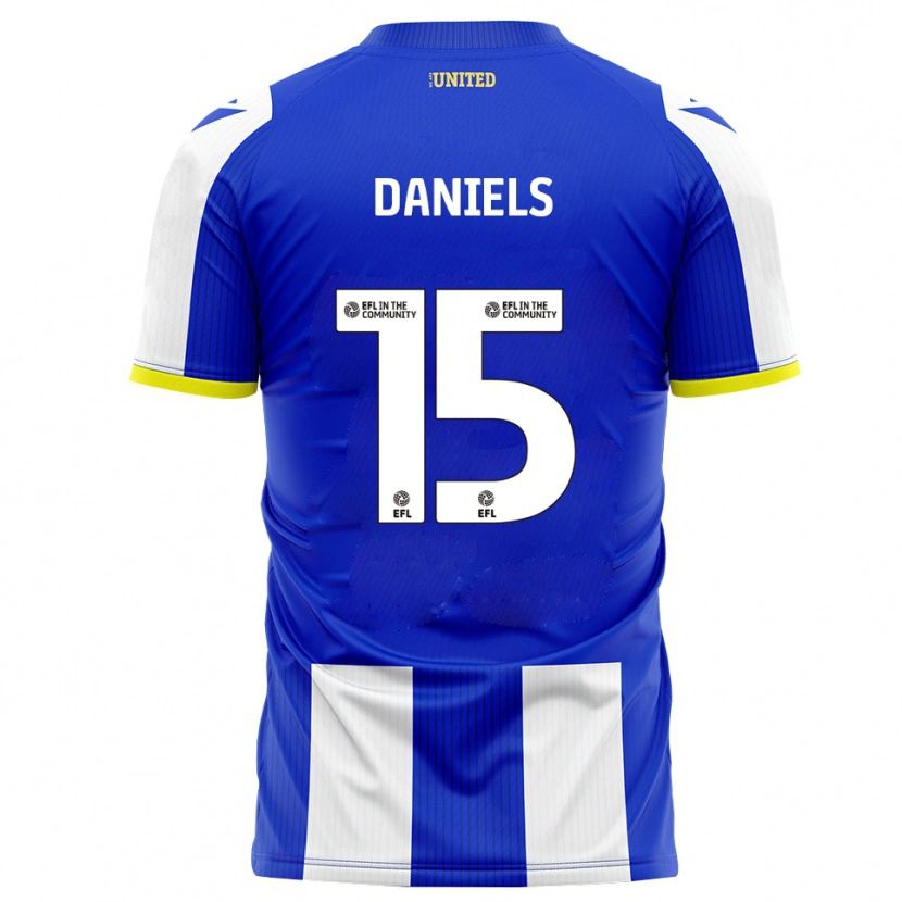 Danxen Kvinder Learna Daniels #15 Blå Hvid Hjemmebane Spillertrøjer 2025/26 Trøje T-Shirt