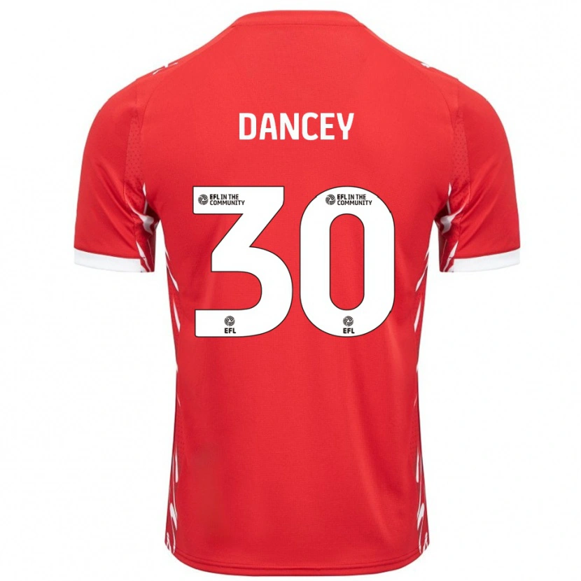 Danxen Kvinder Stan Dancey #30 Rød Hvid Hjemmebane Spillertrøjer 2025/26 Trøje T-Shirt
