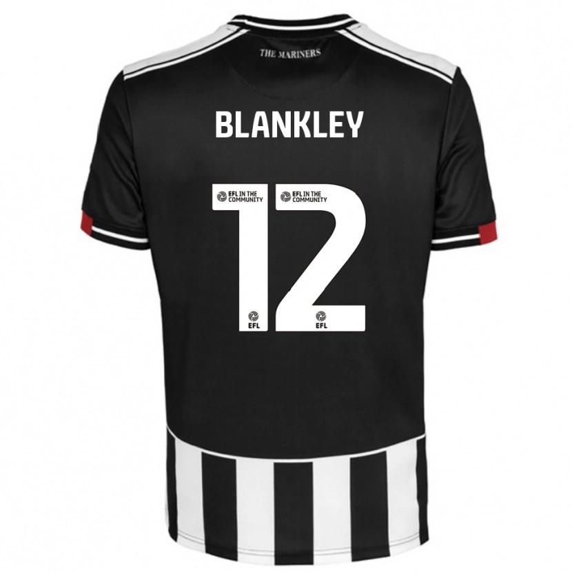 Danxen Kvinder Jaxon Blankley #12 Sort Hvid Rød Hjemmebane Spillertrøjer 2025/26 Trøje T-Shirt