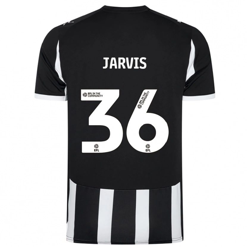 Danxen Kvinder Will Jarvis #36 Sort Hvid Hjemmebane Spillertrøjer 2025/26 Trøje T-Shirt
