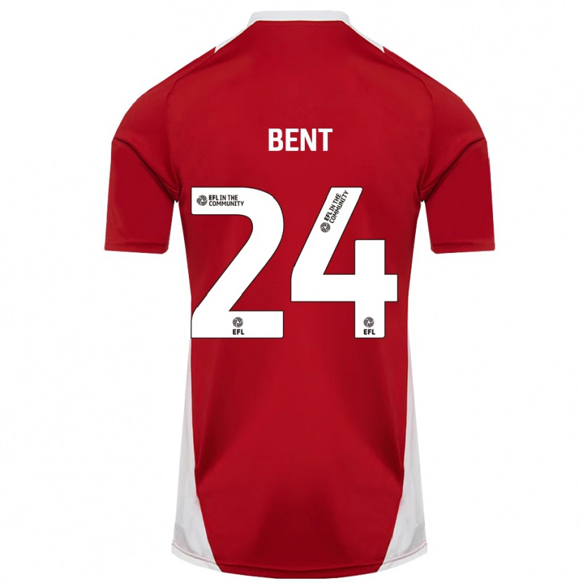 Danxen Kvinder Steph Bent #24 Rød Hvid Guld Hjemmebane Spillertrøjer 2025/26 Trøje T-Shirt