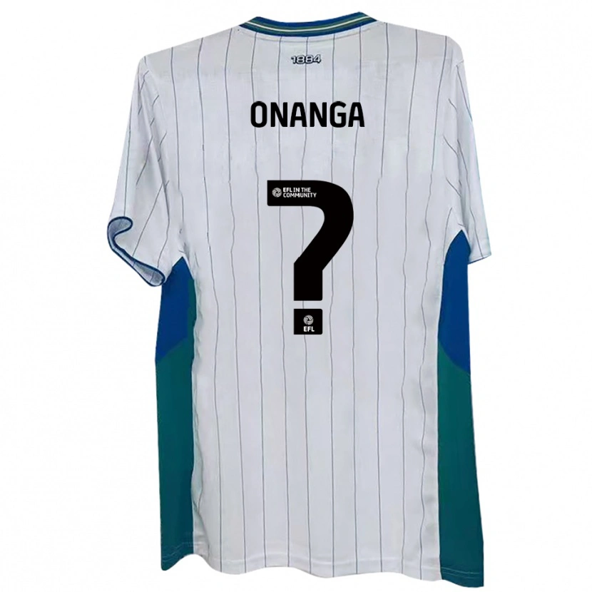 Danxen Kvinder Kiera Onanga #0 Hvid Grøn Blå Hjemmebane Spillertrøjer 2025/26 Trøje T-Shirt