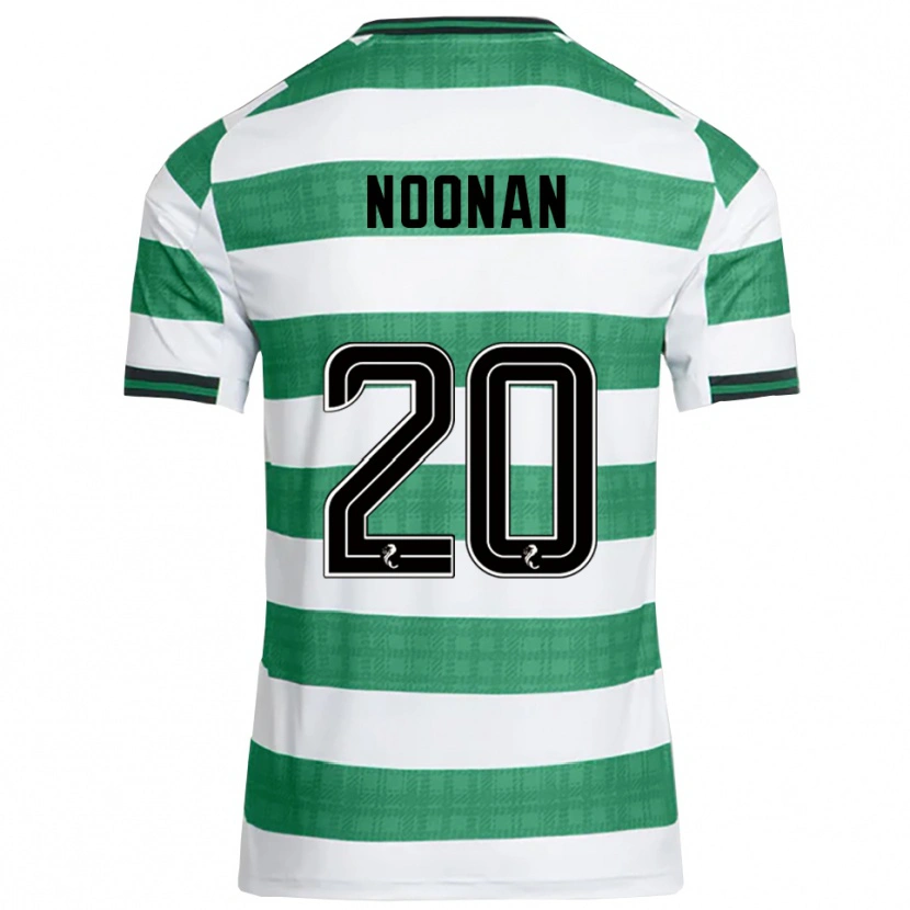 Danxen Kvinder Saoirse Noonan #20 Grøn Hvid Hjemmebane Spillertrøjer 2025/26 Trøje T-Shirt