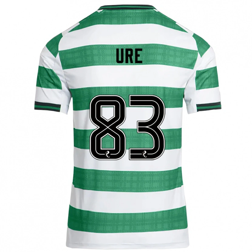 Danxen Kvinder Kyle Ure #83 Grøn Hvid Hjemmebane Spillertrøjer 2025/26 Trøje T-Shirt