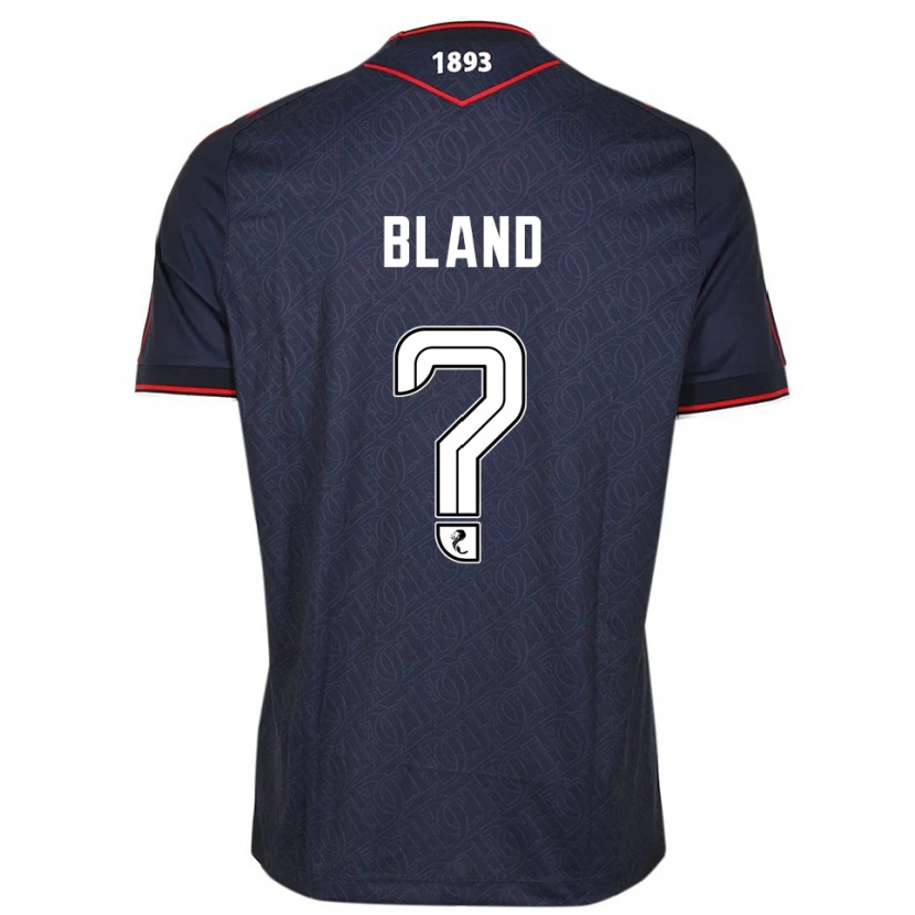 Danxen Kvinder Ryan Bland #0 Marineblå Hvid Hjemmebane Spillertrøjer 2025/26 Trøje T-Shirt