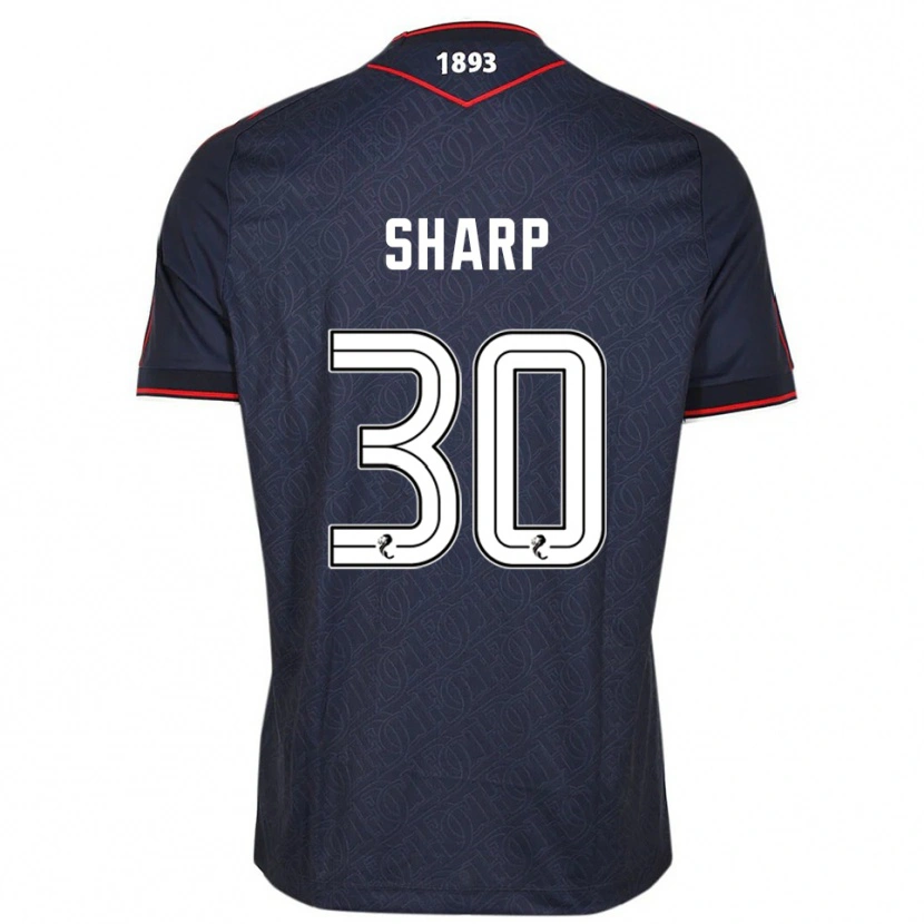 Danxen Kvinder Harry Sharp #30 Marineblå Hvid Hjemmebane Spillertrøjer 2025/26 Trøje T-Shirt
