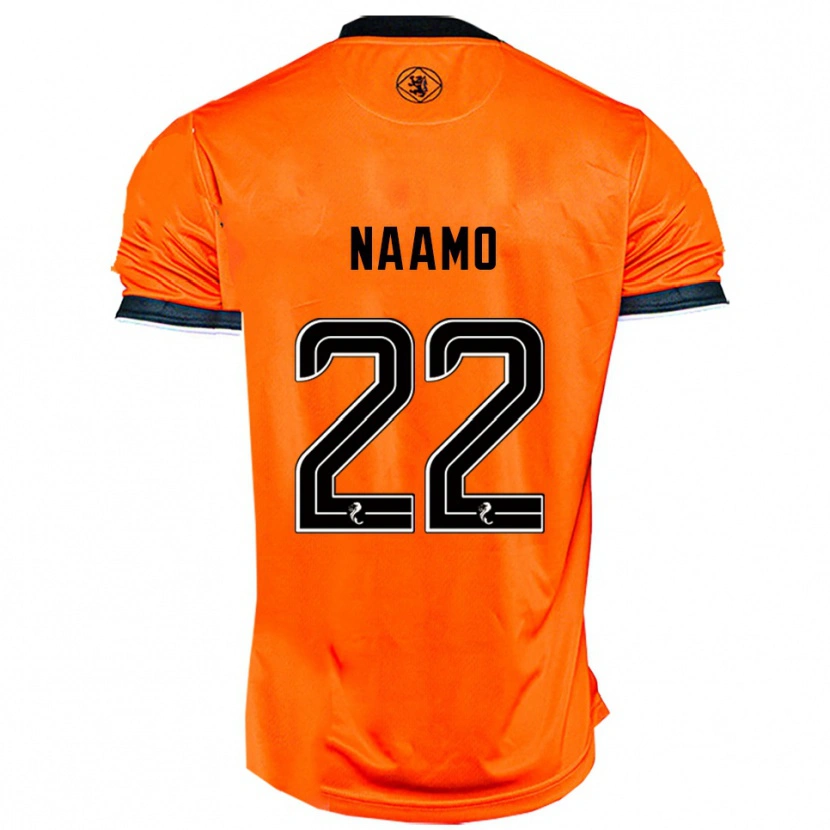 Danxen Kvinder Dario Naamo #22 Orange Sort Hjemmebane Spillertrøjer 2025/26 Trøje T-Shirt