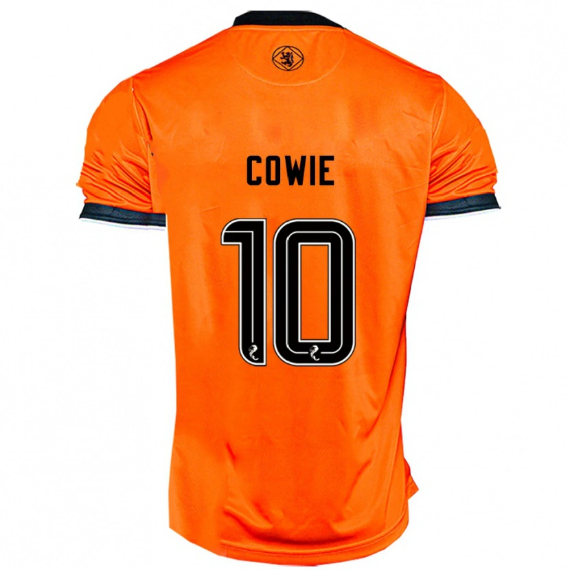 Danxen Kvinder Ellie Cowie #10 Orange Sort Hjemmebane Spillertrøjer 2025/26 Trøje T-Shirt