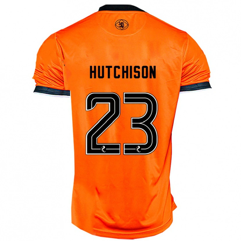 Danxen Kvinder Daisy Hutchison #23 Orange Sort Hjemmebane Spillertrøjer 2025/26 Trøje T-Shirt