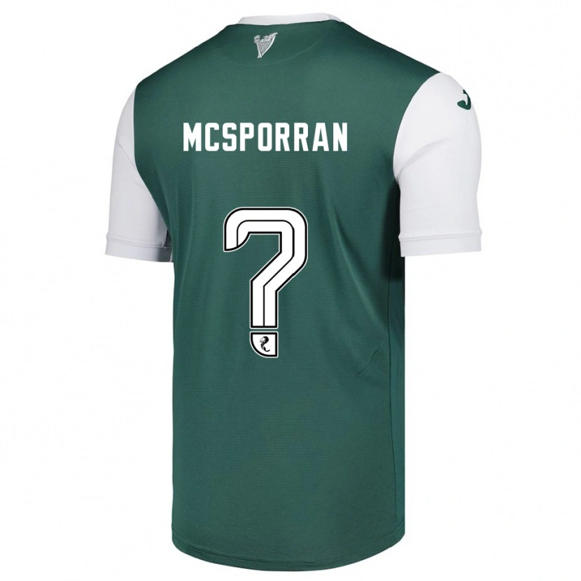 Danxen Kvinder Arran Mcsporran #0 Grøn Hvid Hjemmebane Spillertrøjer 2025/26 Trøje T-Shirt
