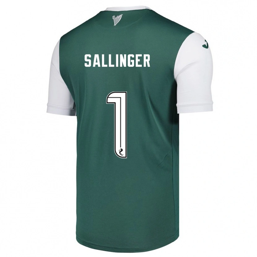 Danxen Kvinder Raphael Sallinger #1 Grøn Hvid Hjemmebane Spillertrøjer 2025/26 Trøje T-Shirt