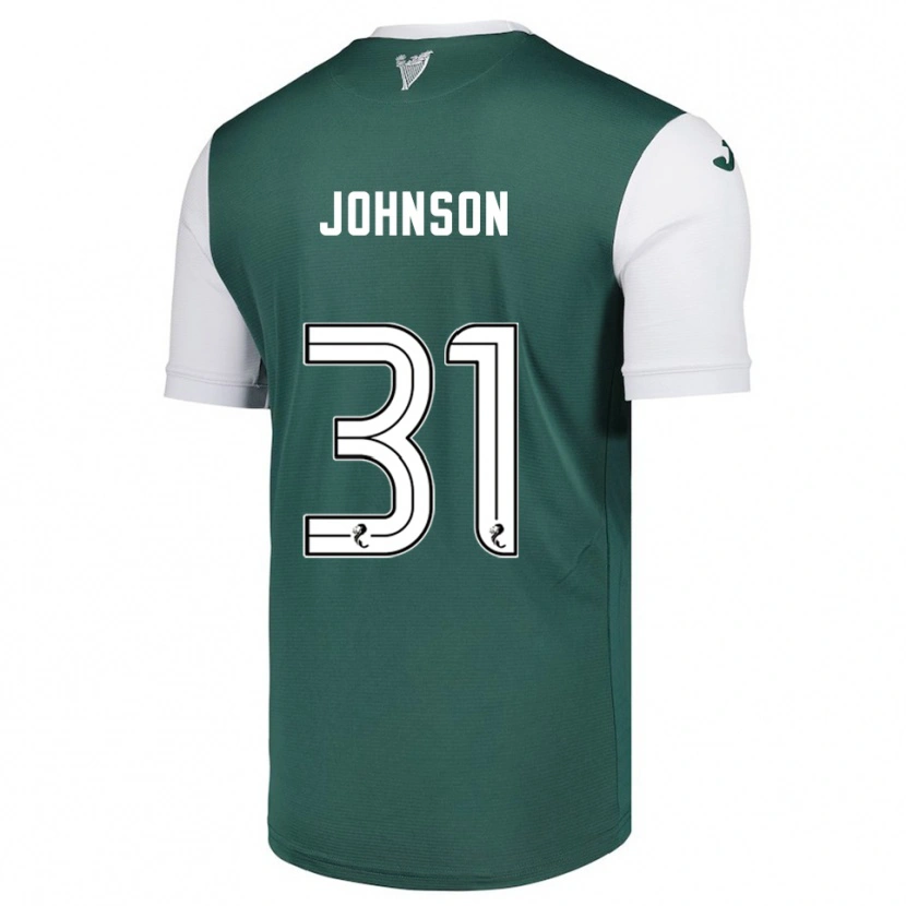 Danxen Kvinder Murray Johnson #31 Grøn Hvid Hjemmebane Spillertrøjer 2025/26 Trøje T-Shirt