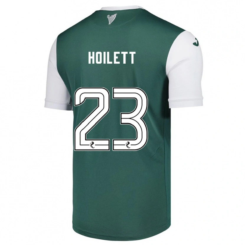 Danxen Kvinder Junior Hoilett #23 Grøn Hvid Hjemmebane Spillertrøjer 2025/26 Trøje T-Shirt
