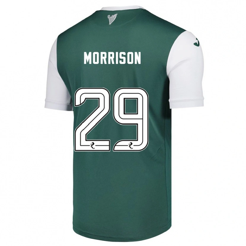 Danxen Kvinder Kirsty Morrison #29 Grøn Hvid Hjemmebane Spillertrøjer 2025/26 Trøje T-Shirt