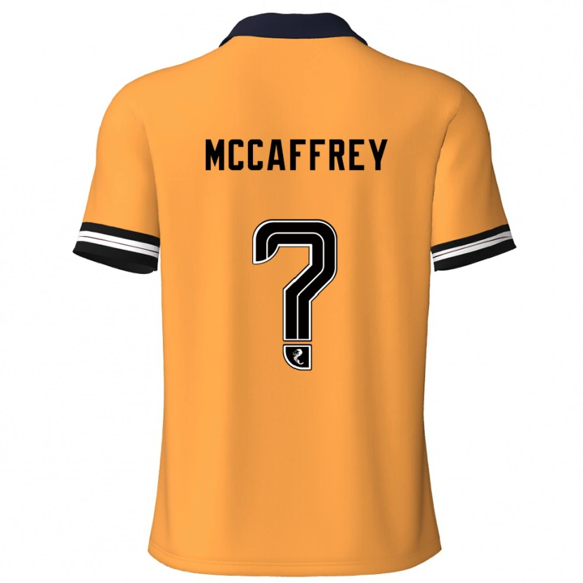 Danxen Kvinder Matthew Mccaffrey #0 Gul Sort Hjemmebane Spillertrøjer 2025/26 Trøje T-Shirt