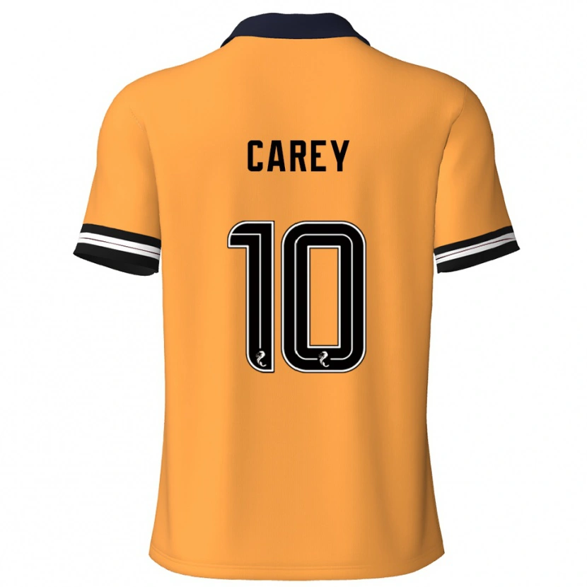Danxen Kvinder Graham Carey #10 Gul Sort Hjemmebane Spillertrøjer 2025/26 Trøje T-Shirt