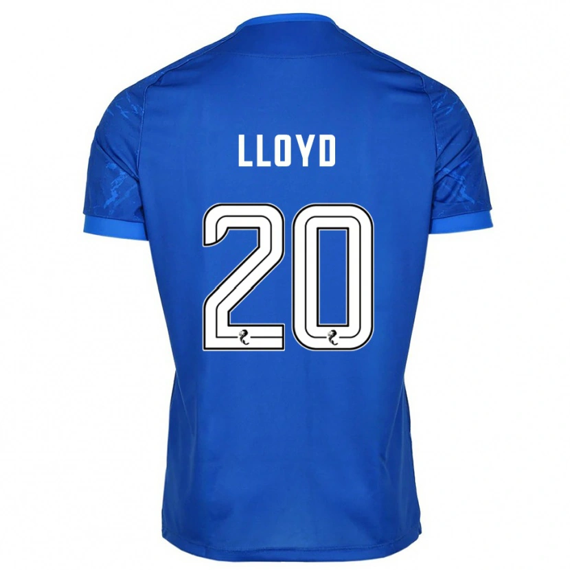 Danxen Kvinder Louis Lloyd #20 Blå Hvid Hjemmebane Spillertrøjer 2025/26 Trøje T-Shirt