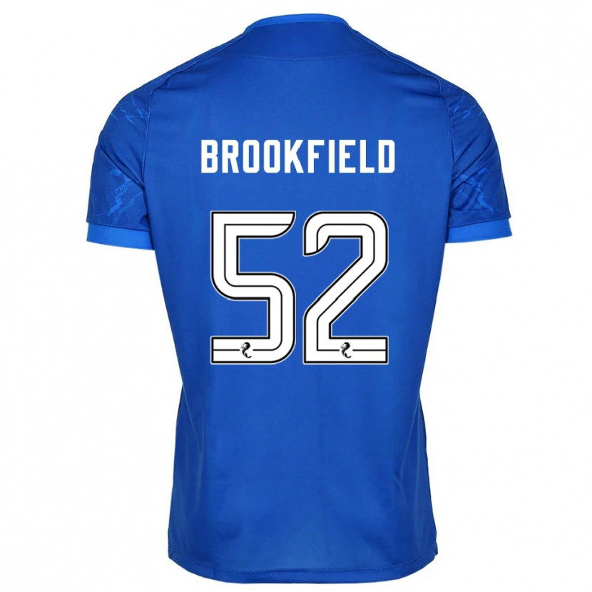 Danxen Kvinder Arran Brookfield #52 Blå Hvid Hjemmebane Spillertrøjer 2025/26 Trøje T-Shirt