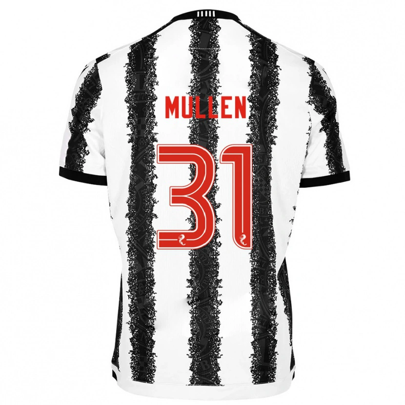 Danxen Kvinder Ryan Mullen #31 Hvid Sort Hjemmebane Spillertrøjer 2025/26 Trøje T-Shirt