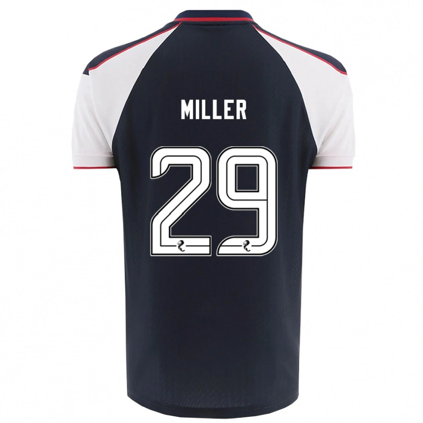 Danxen Kvinder Calvin Miller #29 Marineblå Hvid Hjemmebane Spillertrøjer 2025/26 Trøje T-Shirt