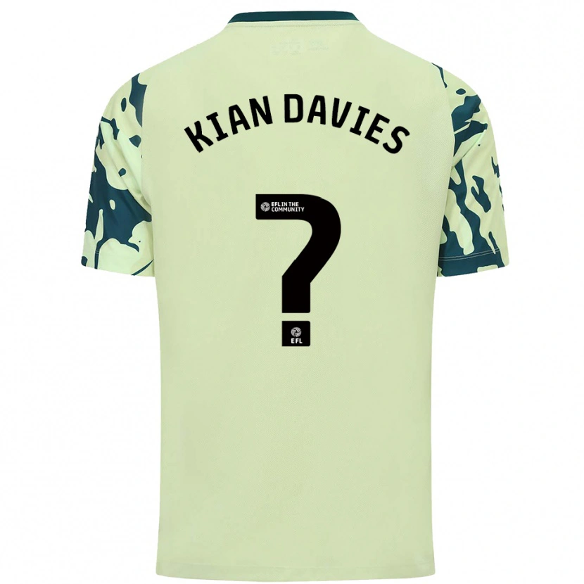 Danxen Kvinder Kian Davies #0 Mørkegrøn Udebane Spillertrøjer 2025/26 Trøje T-Shirt