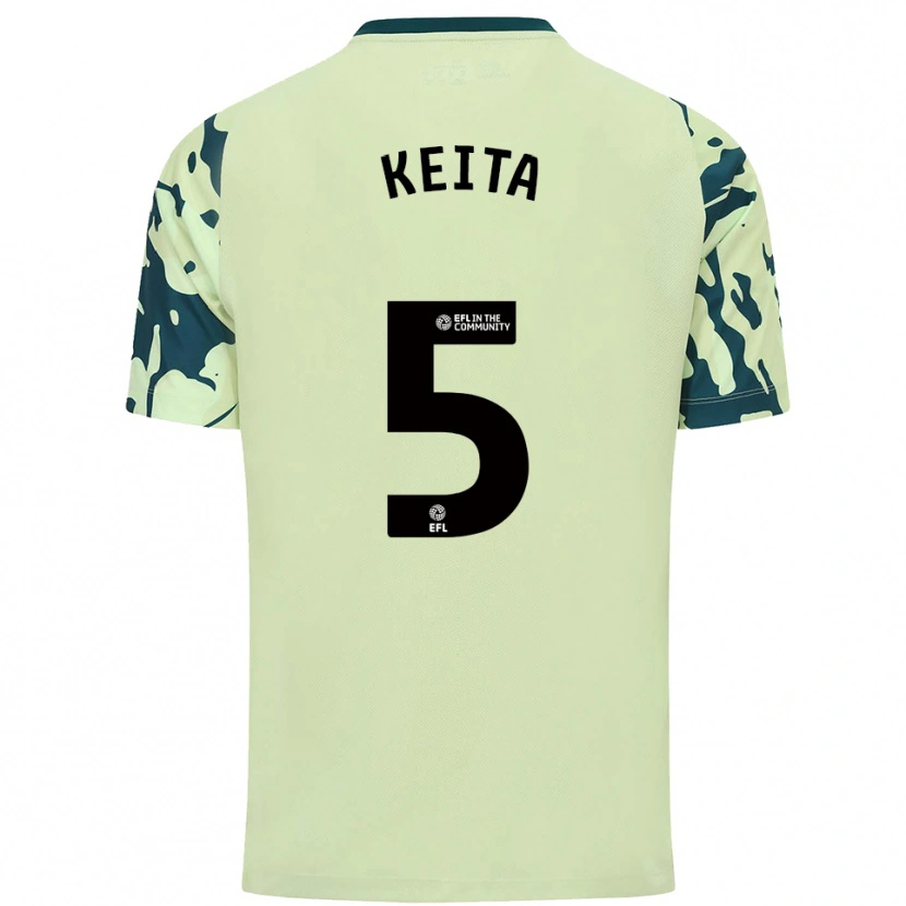 Danxen Kvinder Gabriel Keita #5 Mørkegrøn Udebane Spillertrøjer 2025/26 Trøje T-Shirt