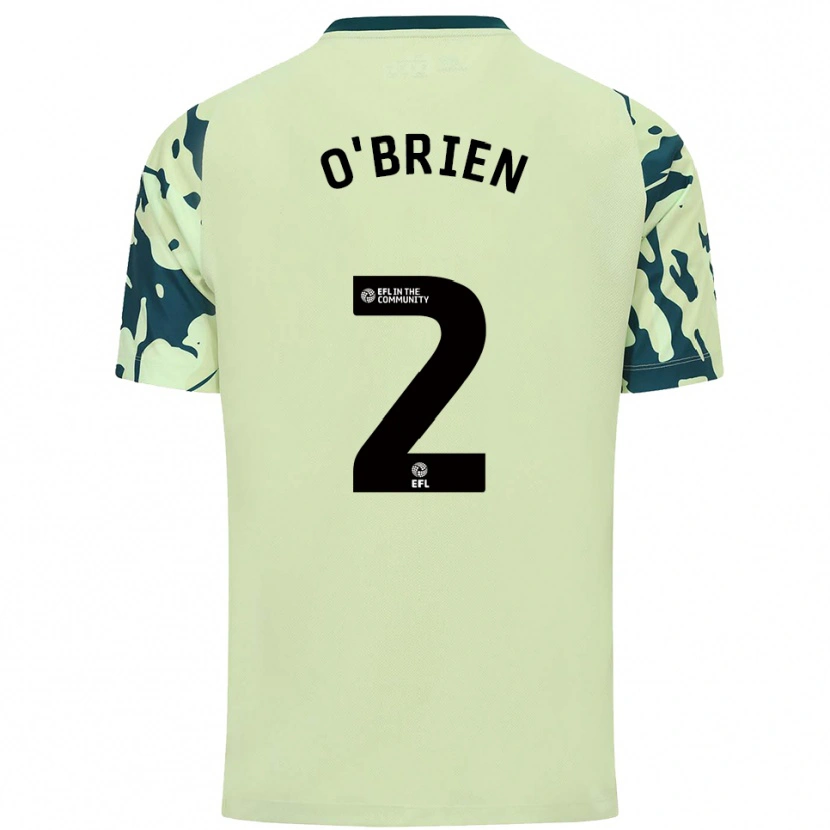 Danxen Kvinder Charlie O'brien #2 Mørkegrøn Udebane Spillertrøjer 2025/26 Trøje T-Shirt