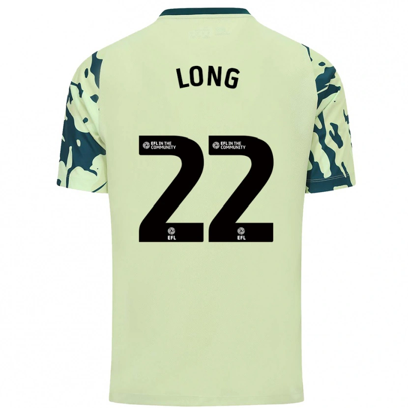 Danxen Kvinder Amy Long #22 Mørkegrøn Udebane Spillertrøjer 2025/26 Trøje T-Shirt