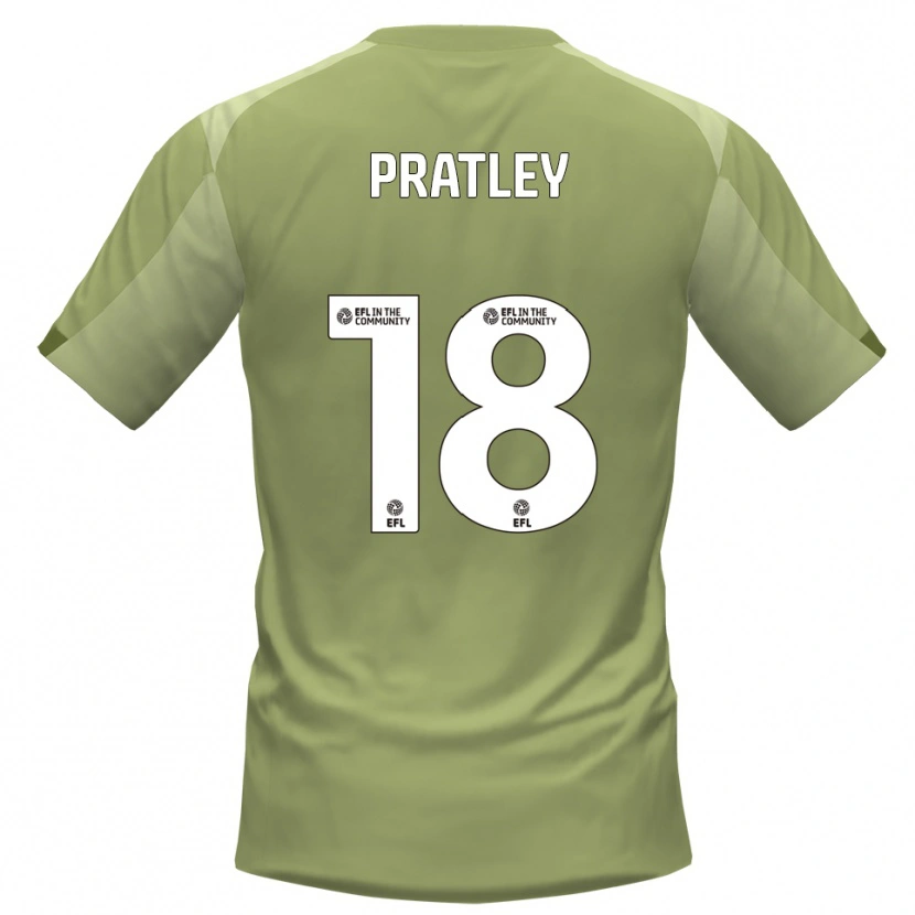 Danxen Kvinder Darren Pratley #18 Salvie Champagne Udebane Spillertrøjer 2025/26 Trøje T-Shirt