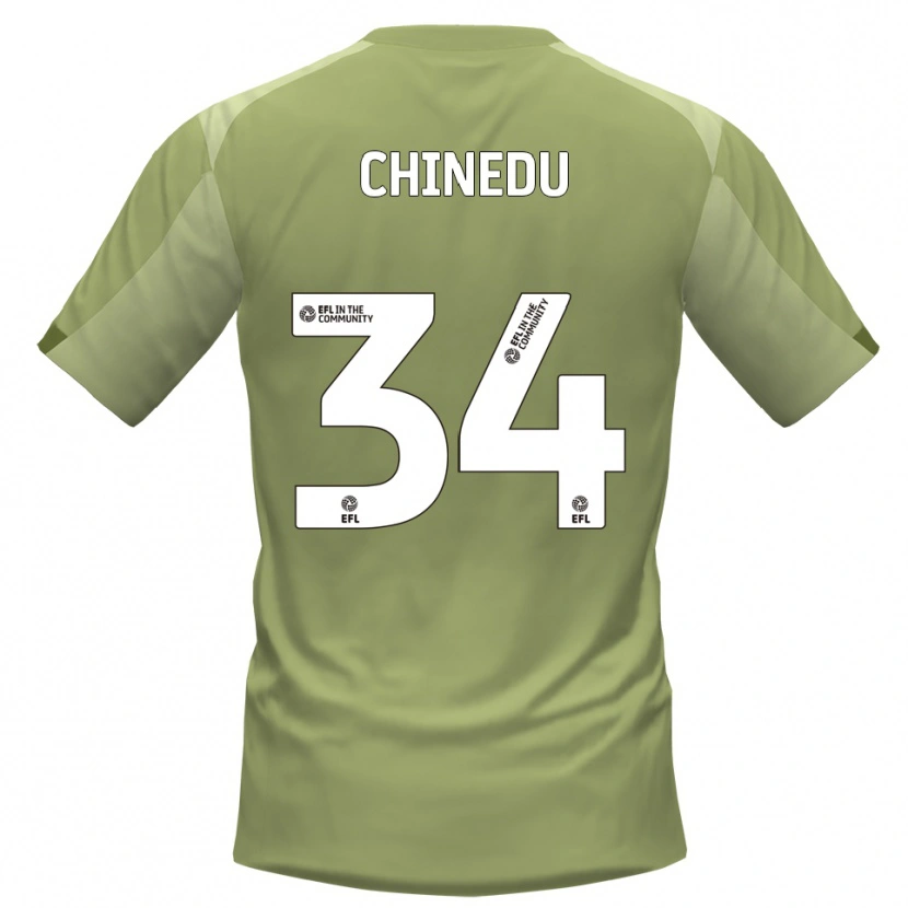 Danxen Kvinder Phillip Chinedu #34 Salvie Champagne Udebane Spillertrøjer 2025/26 Trøje T-Shirt