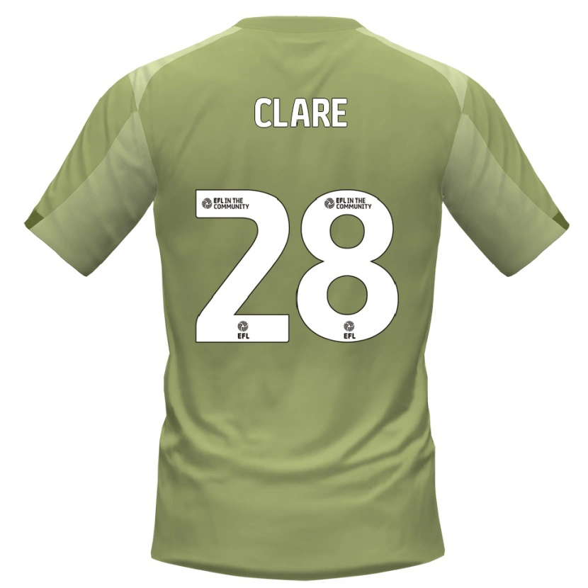 Danxen Kvinder Sean Clare #28 Salvie Champagne Udebane Spillertrøjer 2025/26 Trøje T-Shirt