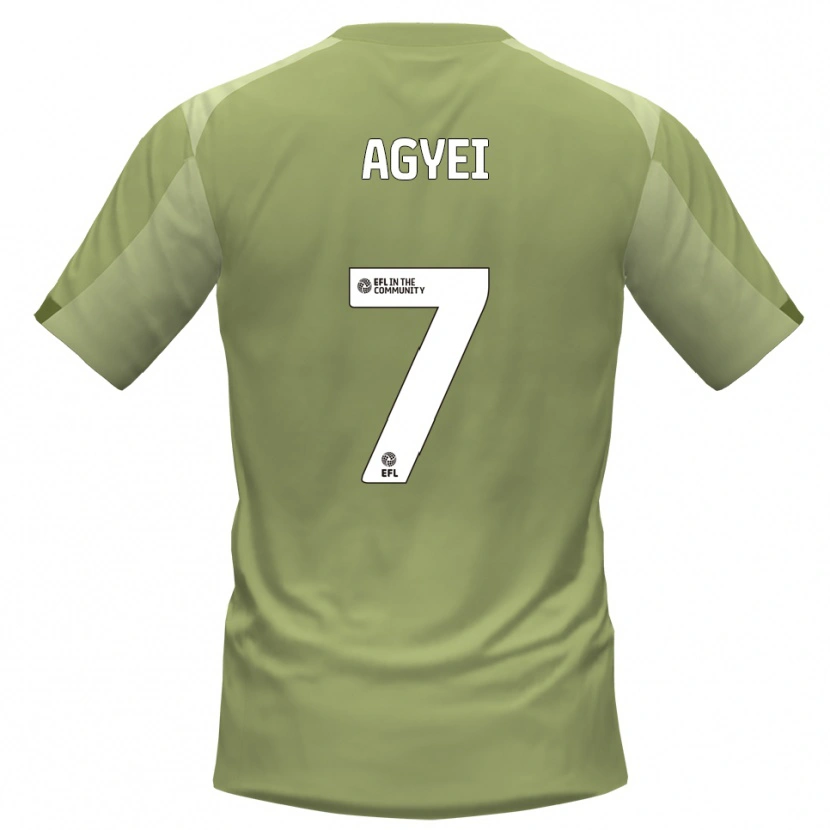 Danxen Kvinder Dan Agyei #7 Salvie Champagne Udebane Spillertrøjer 2025/26 Trøje T-Shirt