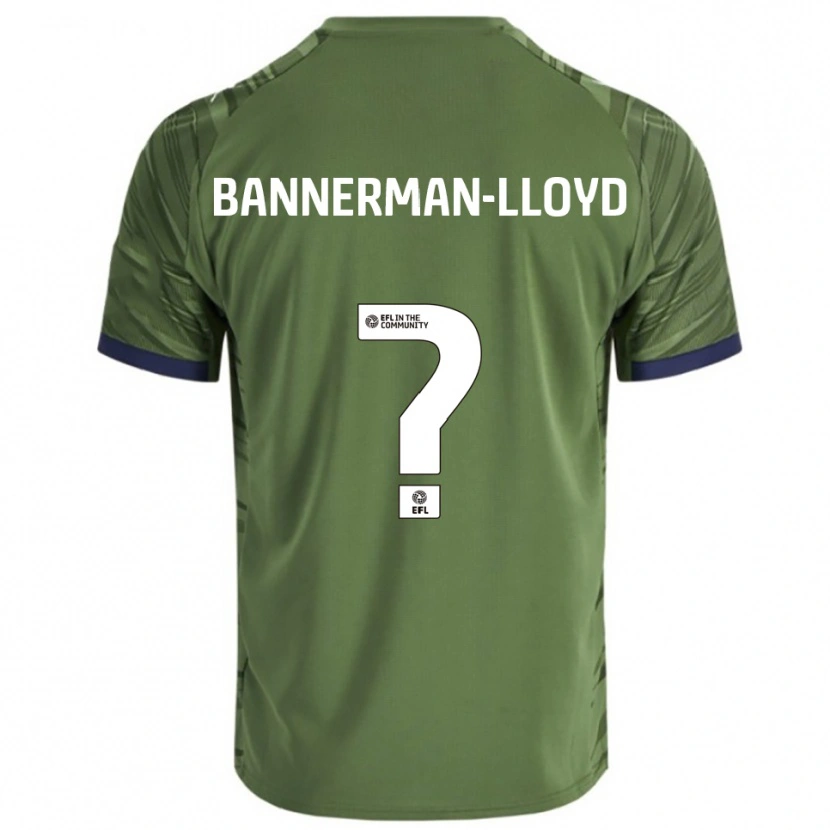 Danxen Kvinder Macey Bannerman-Lloyd #0 Grøn Hvid Udebane Spillertrøjer 2025/26 Trøje T-Shirt