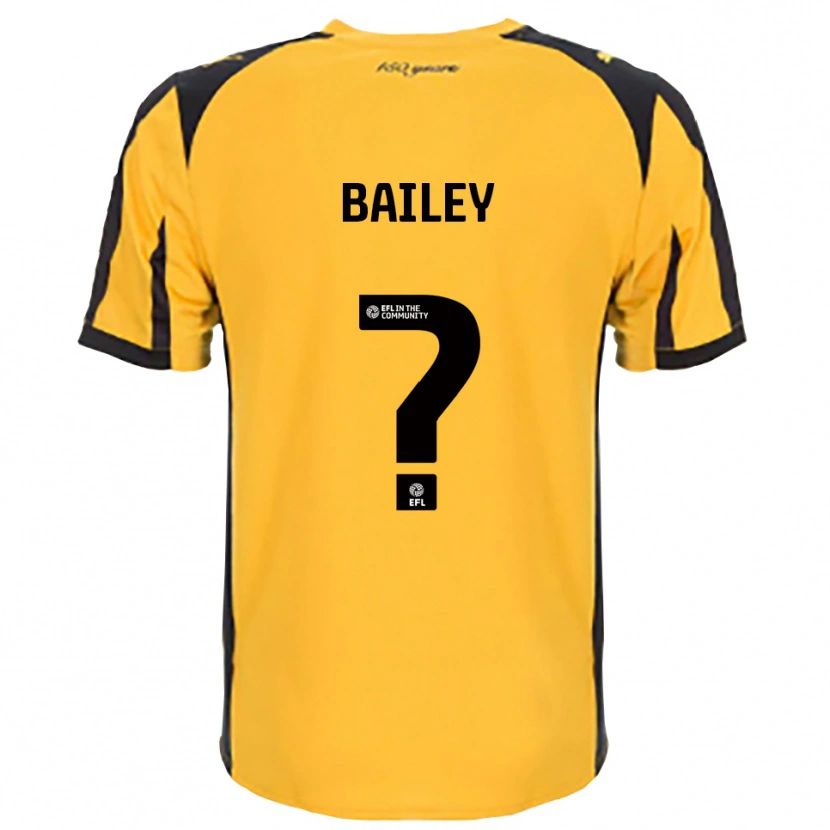 Danxen Kvinder Hollie Bailey #0 Orange Sort Udebane Spillertrøjer 2025/26 Trøje T-Shirt