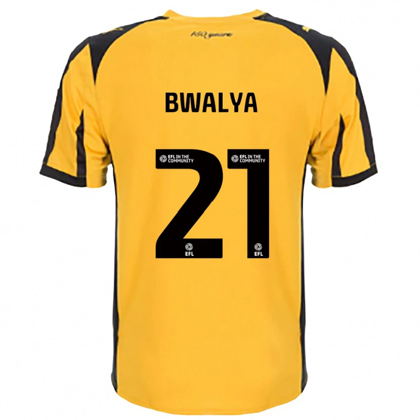 Danxen Kvinder Sophie Bwalya #21 Orange Sort Udebane Spillertrøjer 2025/26 Trøje T-Shirt