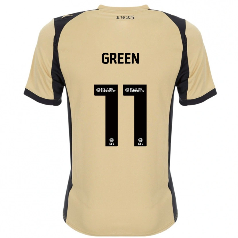 Danxen Kvinder Andre Green #11 Guld Sort Udebane Spillertrøjer 2025/26 Trøje T-Shirt