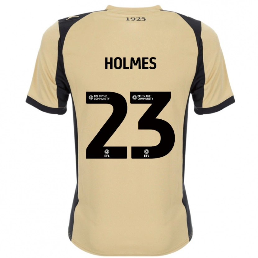 Danxen Kvinder Jack Holmes #23 Guld Sort Udebane Spillertrøjer 2025/26 Trøje T-Shirt
