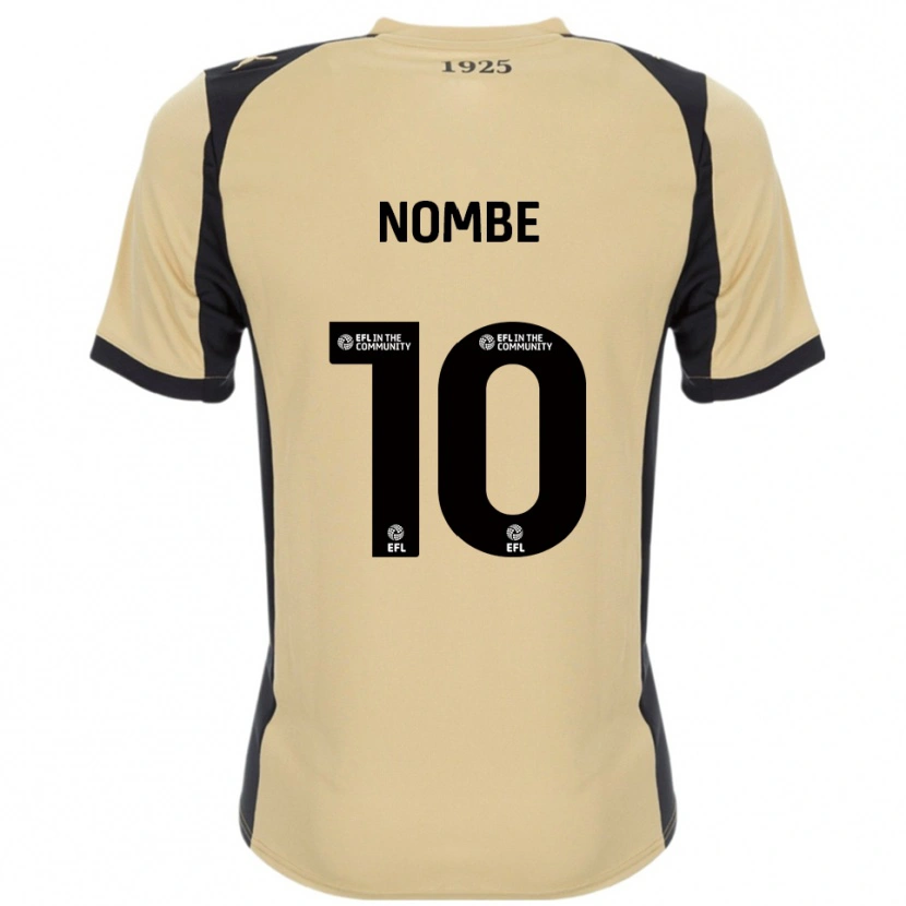Danxen Kvinder Sam Nombe #10 Guld Sort Udebane Spillertrøjer 2025/26 Trøje T-Shirt