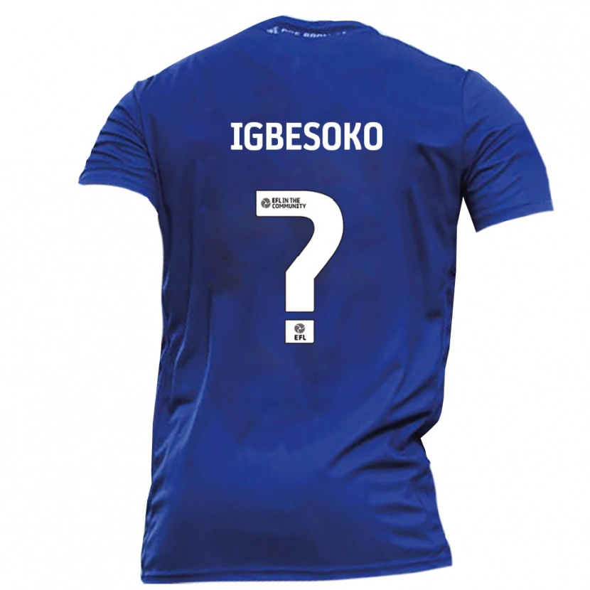 Danxen Kvinder Atarhe Igbesoko #0 Blå Hvid Udebane Spillertrøjer 2025/26 Trøje T-Shirt