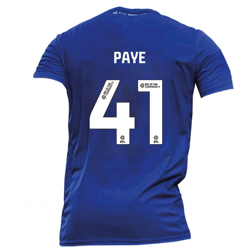 Danxen Kvinder Charlie Paye #41 Blå Hvid Udebane Spillertrøjer 2025/26 Trøje T-Shirt