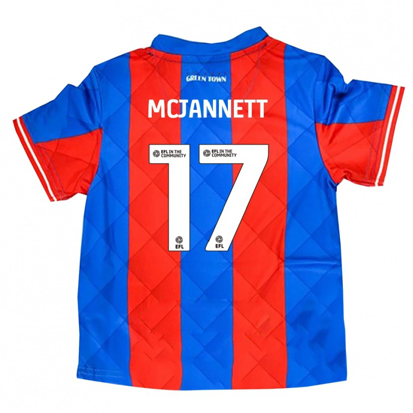 Danxen Kvinder Cameron Mcjannett #17 Blå Rød Hvid Udebane Spillertrøjer 2025/26 Trøje T-Shirt