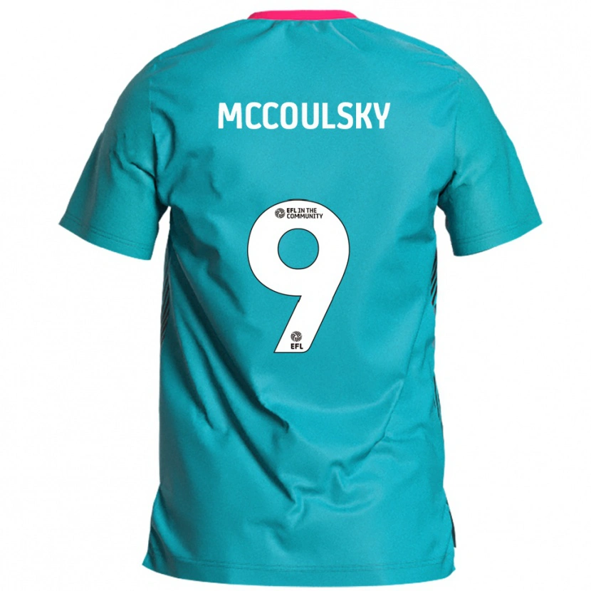 Danxen Kvinder Shawn Mccoulsky #9 Lyseblå Pink Udebane Spillertrøjer 2025/26 Trøje T-Shirt