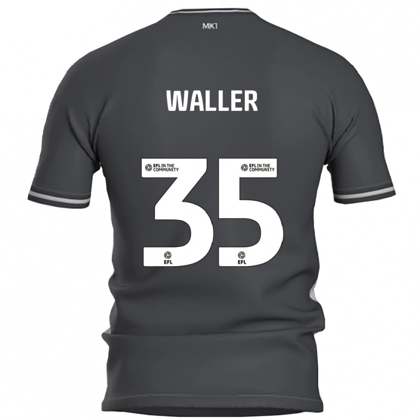 Danxen Kvinder Charlie Waller #35 Grå Sølv Udebane Spillertrøjer 2025/26 Trøje T-Shirt
