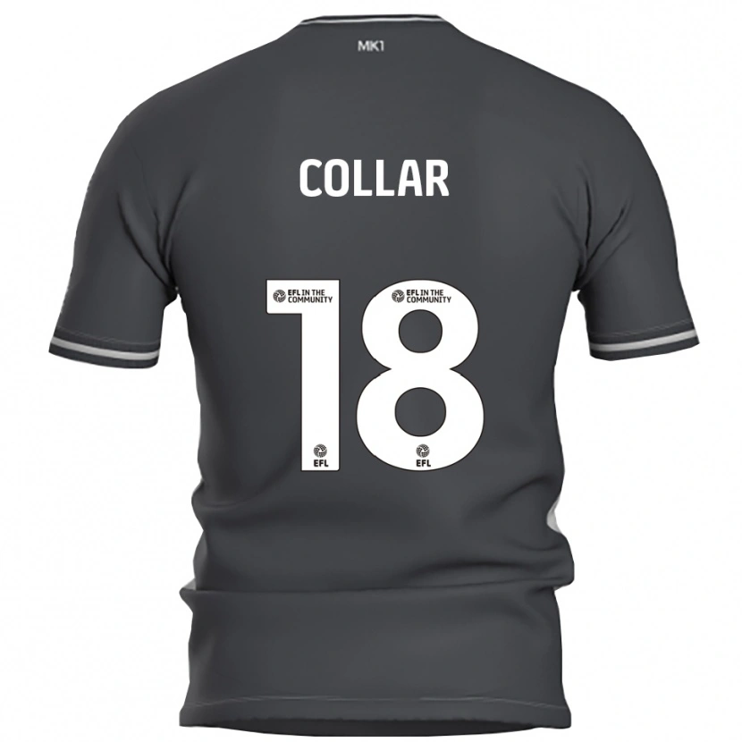 Danxen Kvinder Will Collar #18 Grå Sølv Udebane Spillertrøjer 2025/26 Trøje T-Shirt