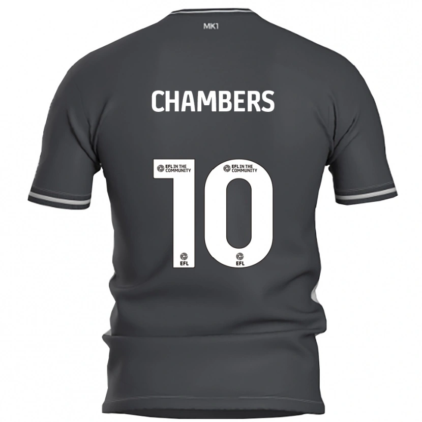 Danxen Kvinder T'yanna Chambers #10 Grå Sølv Udebane Spillertrøjer 2025/26 Trøje T-Shirt
