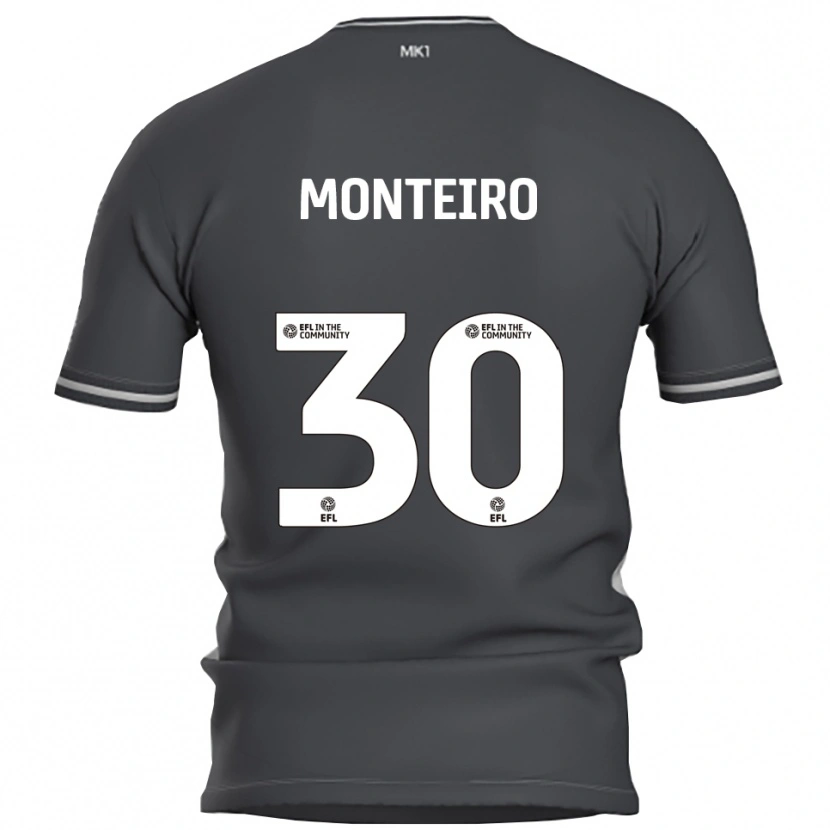 Danxen Kvinder Jesse Da Costa Monteiro #30 Grå Sølv Udebane Spillertrøjer 2025/26 Trøje T-Shirt