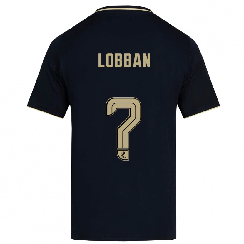 Danxen Kvinder Dylan Lobban #0 Marineblå Guld Udebane Spillertrøjer 2025/26 Trøje T-Shirt