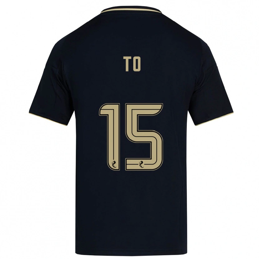 Danxen Kvinder Zack To #15 Marineblå Guld Udebane Spillertrøjer 2025/26 Trøje T-Shirt